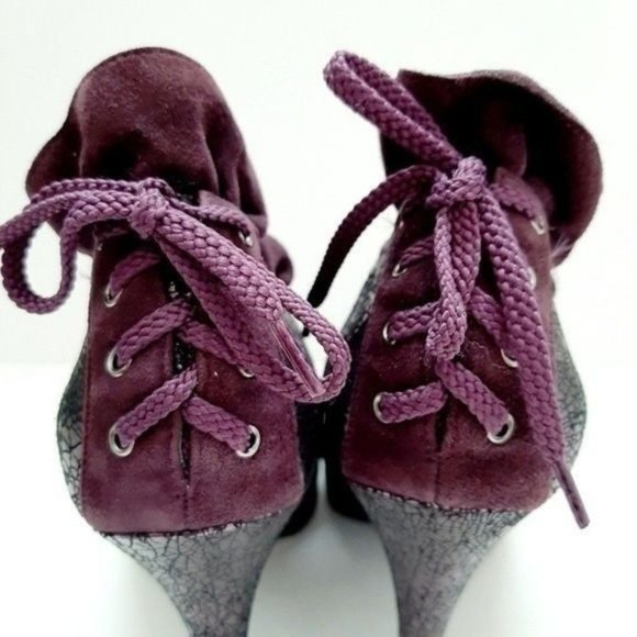 BCBGENERATION Michah Stilleto High Heels Purple Metallic Pumps Shoes Sz 9 - Picture 9 of 15